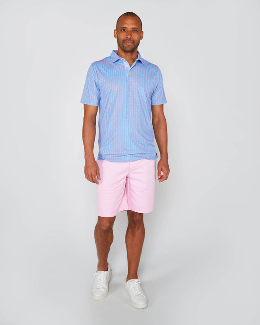 GOLF POLO IN PERFORMANCE POLO TILT GLASS BLUE