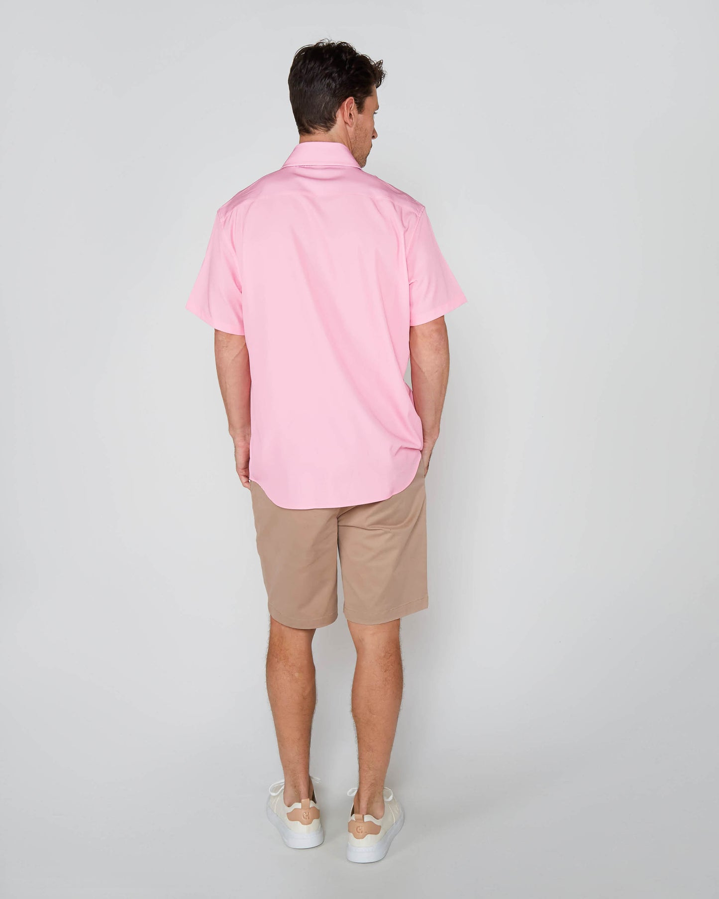 FLAT FRONT SHORT KHAKI