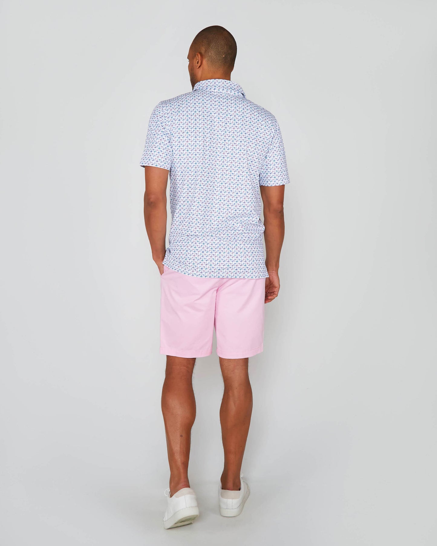 FLAT FRONT SHORT PINK