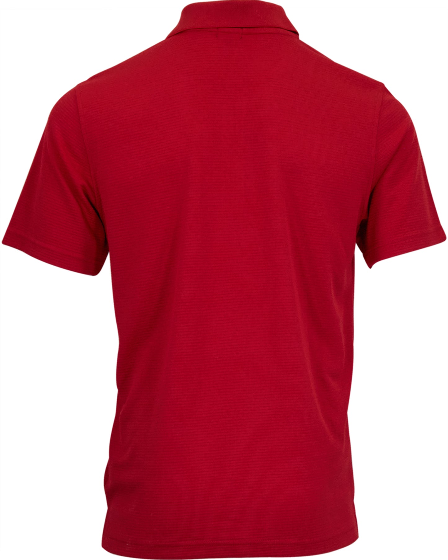 PRESTON OTTOMAN TEXTURED GOLF PERFORMANCE POLO RED