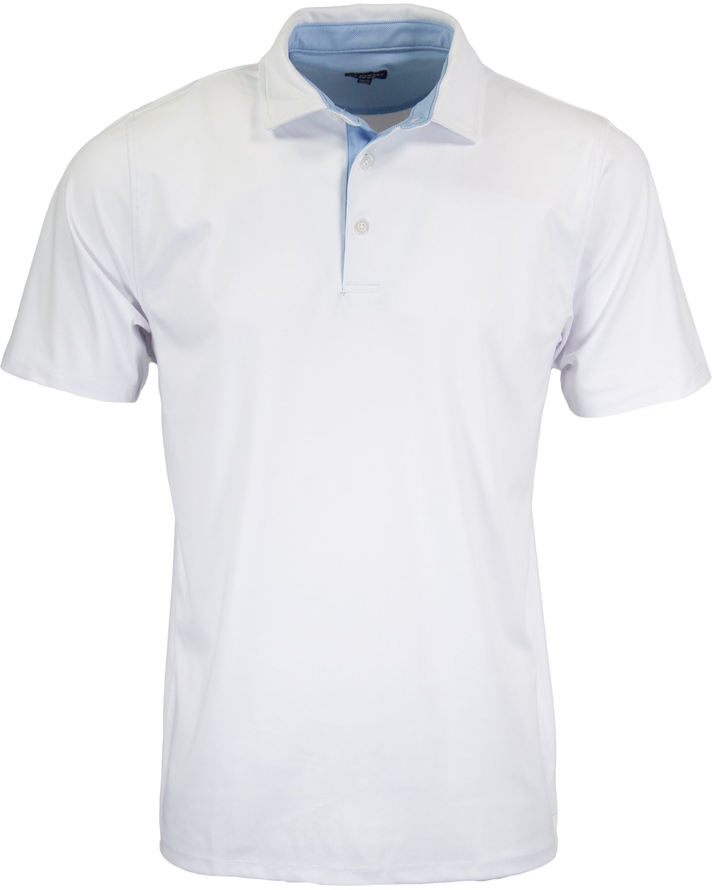 HUDSON GOLF PERFORMANCE POLO WHITE