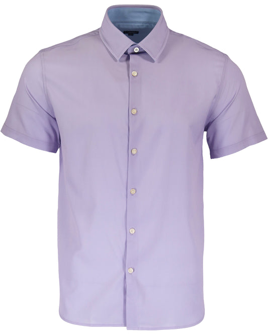 FULL DULL POLYESTER OXFORD PRINT SHIRT NWK OXFORD LILAC
