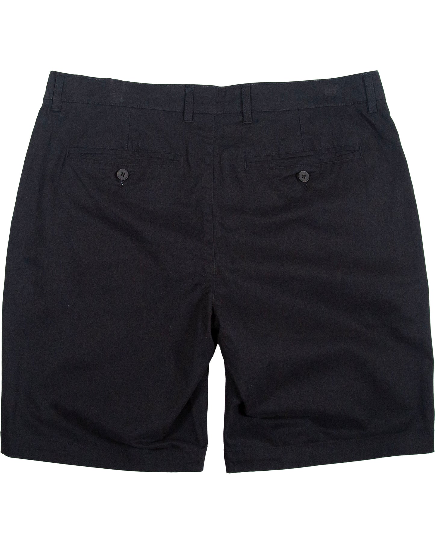 FLAT FRONT SHORT  BLACK
