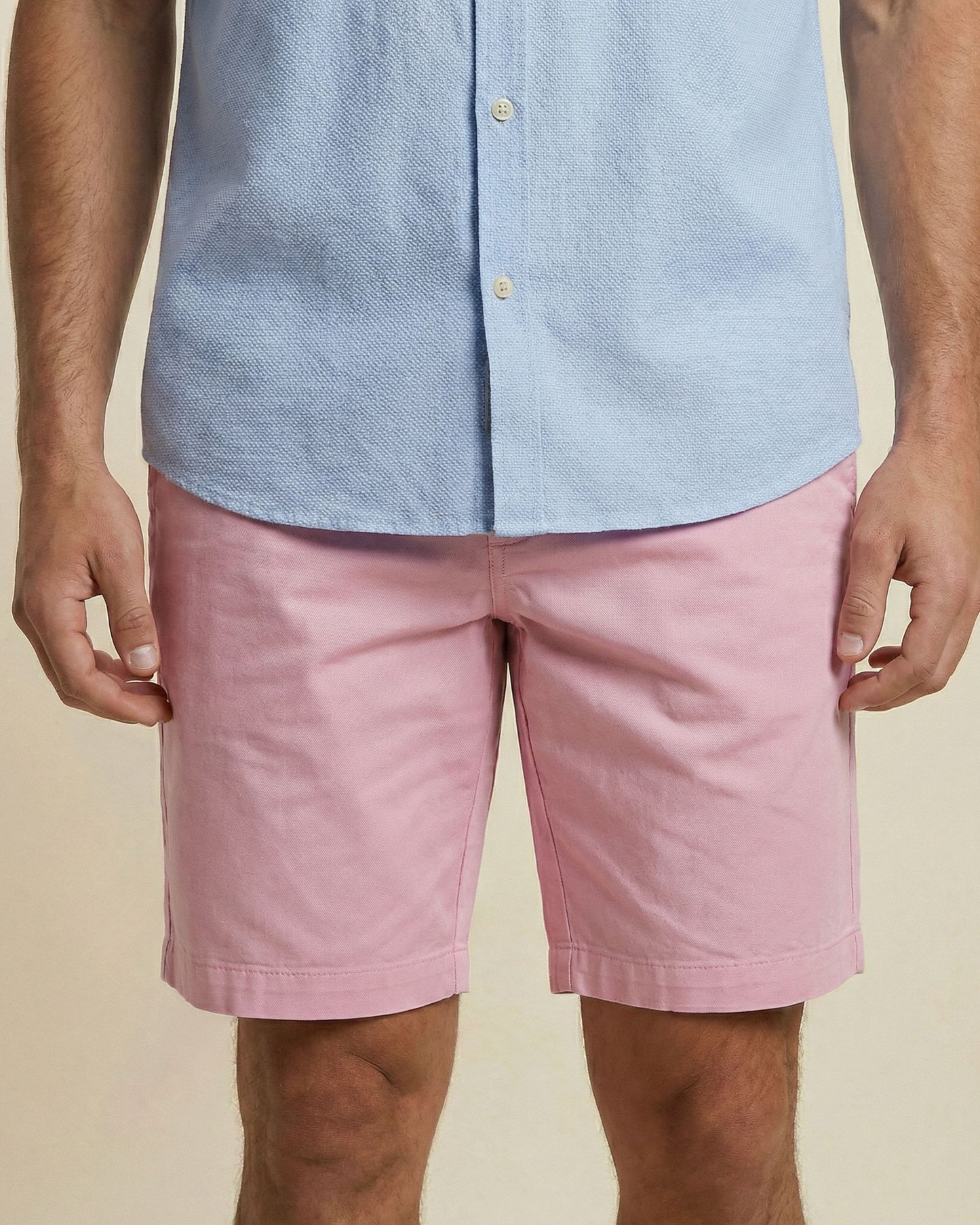 WILLIAM FLAT FRONT SHORT PINK