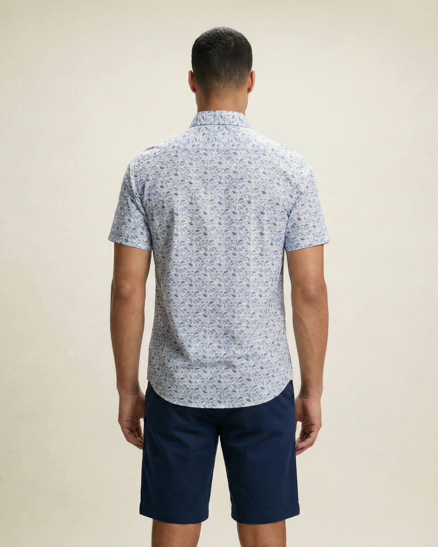 WILLIAM FLAT FRONT SHORT NAVY