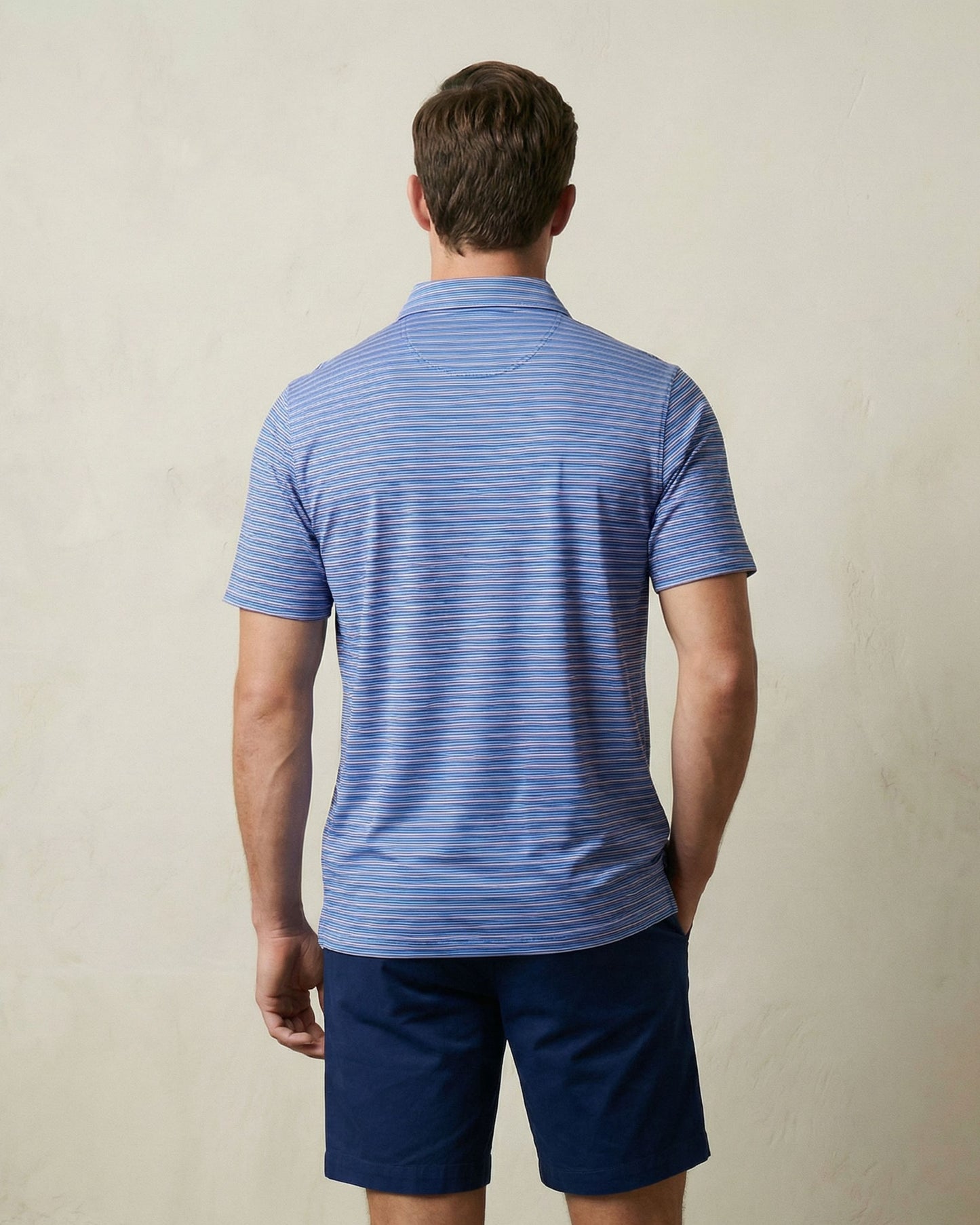 HUDSON GOLF PERFORMANCE POLO BRISTOL NAVY