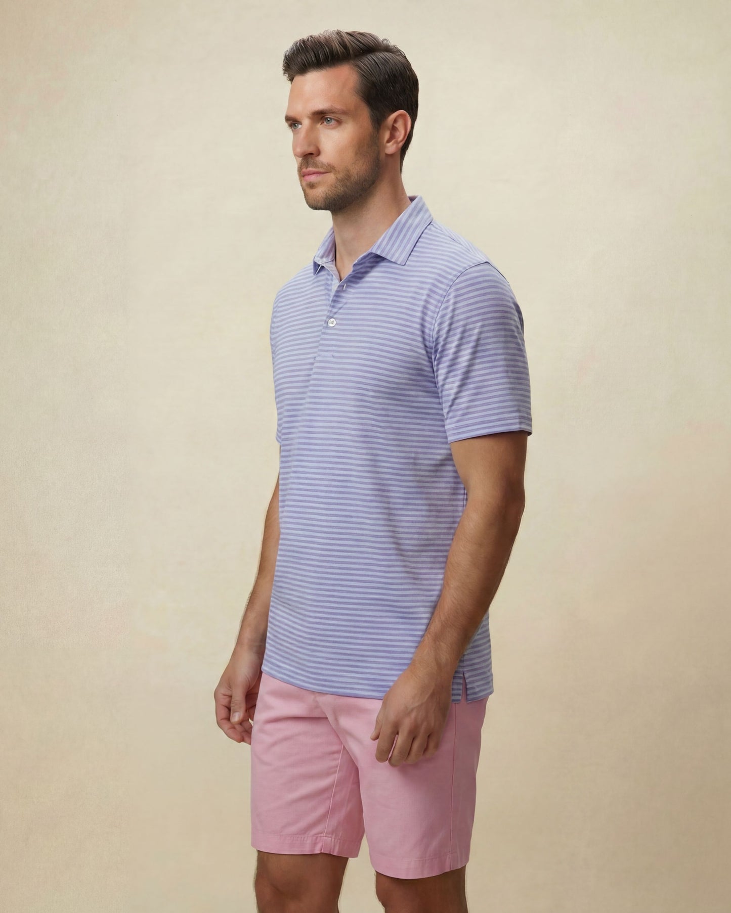 HUDSON GOLF PERFORMANCE POLO DORSET LVDR BLU