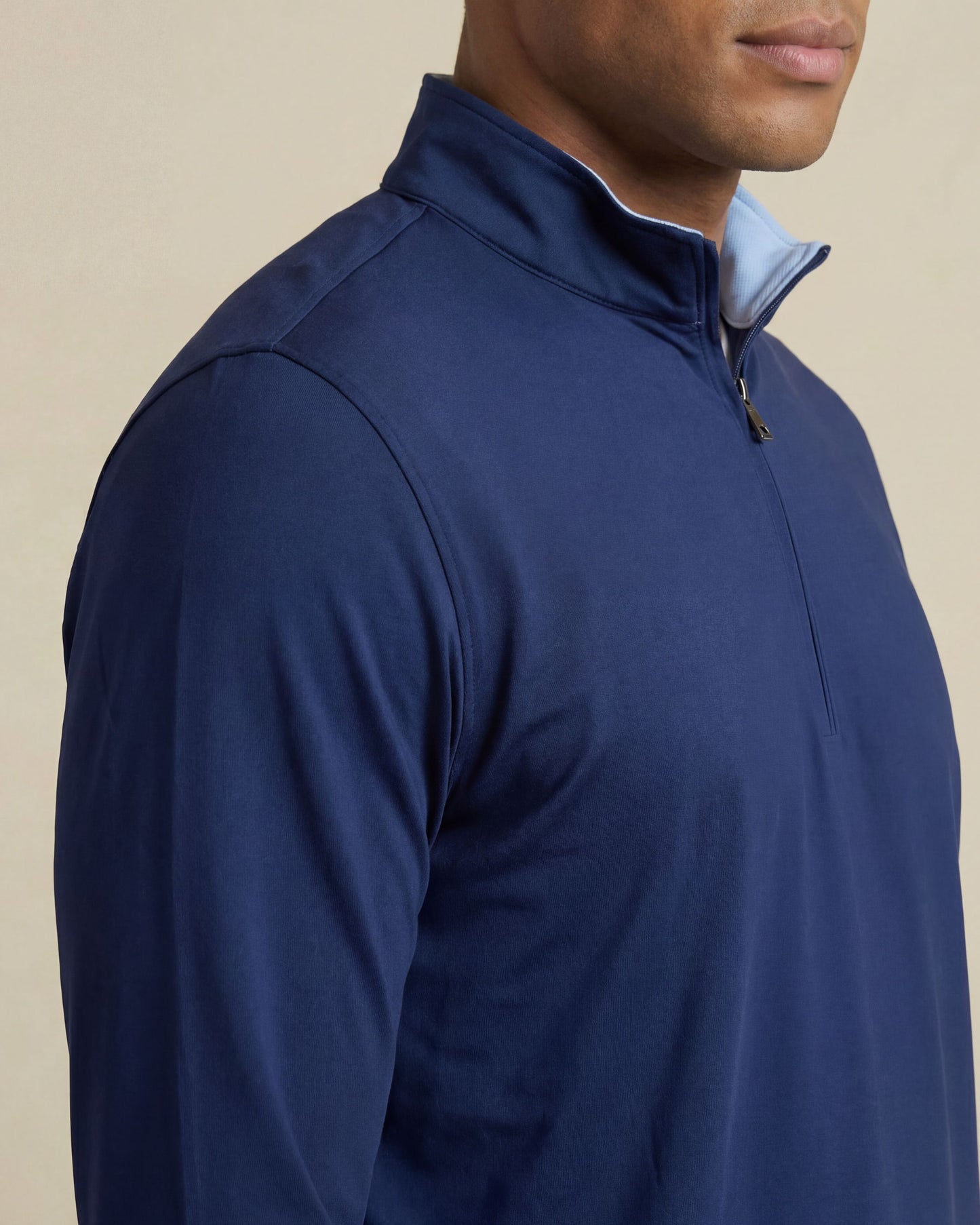 YORK GOLF PERFORMANCE QUARTER ZIP NAVY