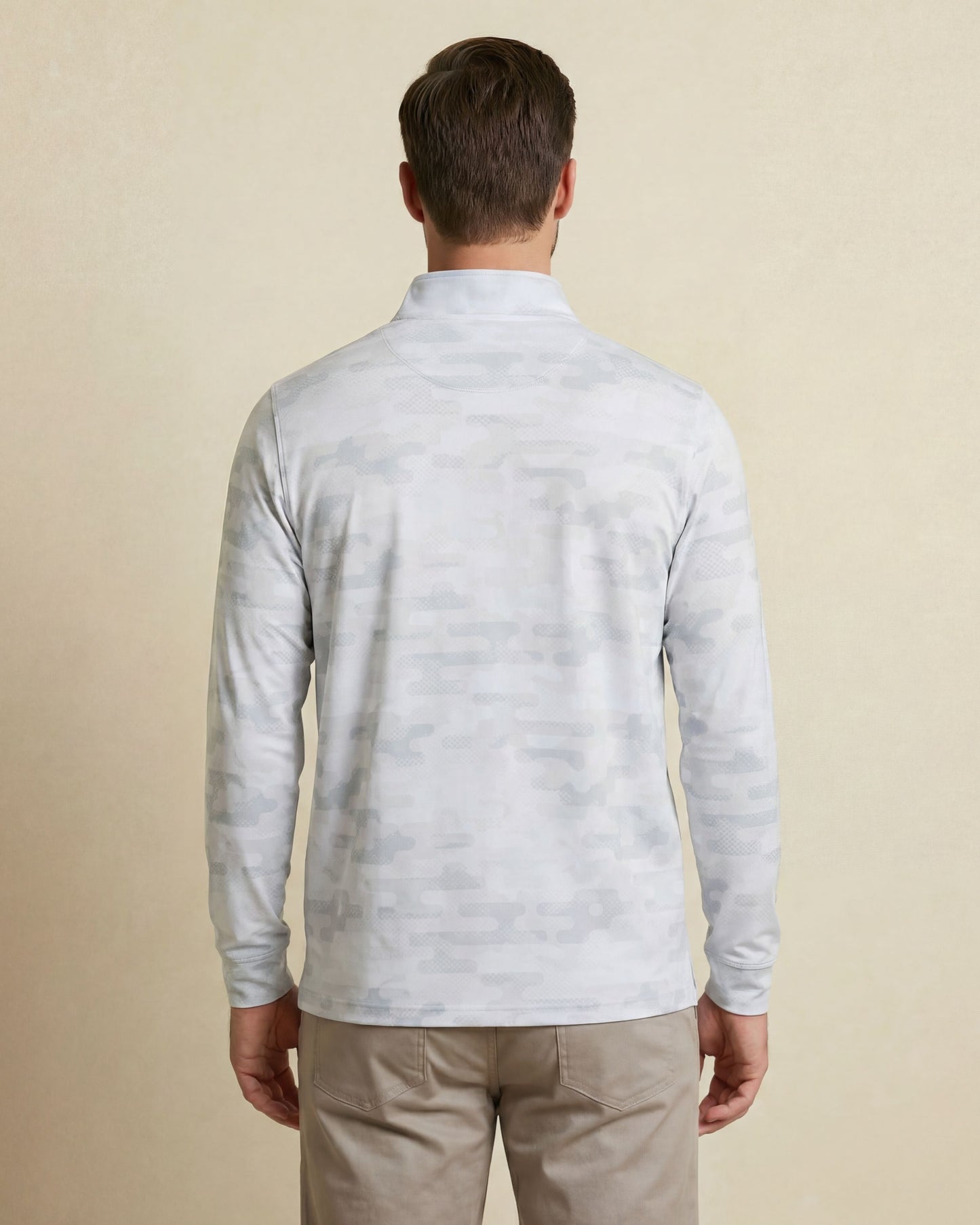 YORK GOLF PERFORMANCE QUARTER ZIP CAMO