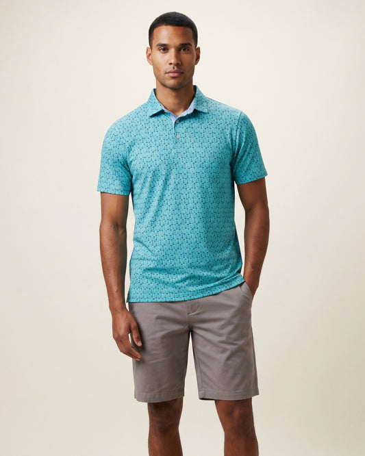 HUDSON GOLF PERFORMANCE POLO PORTSMOUTH MINT