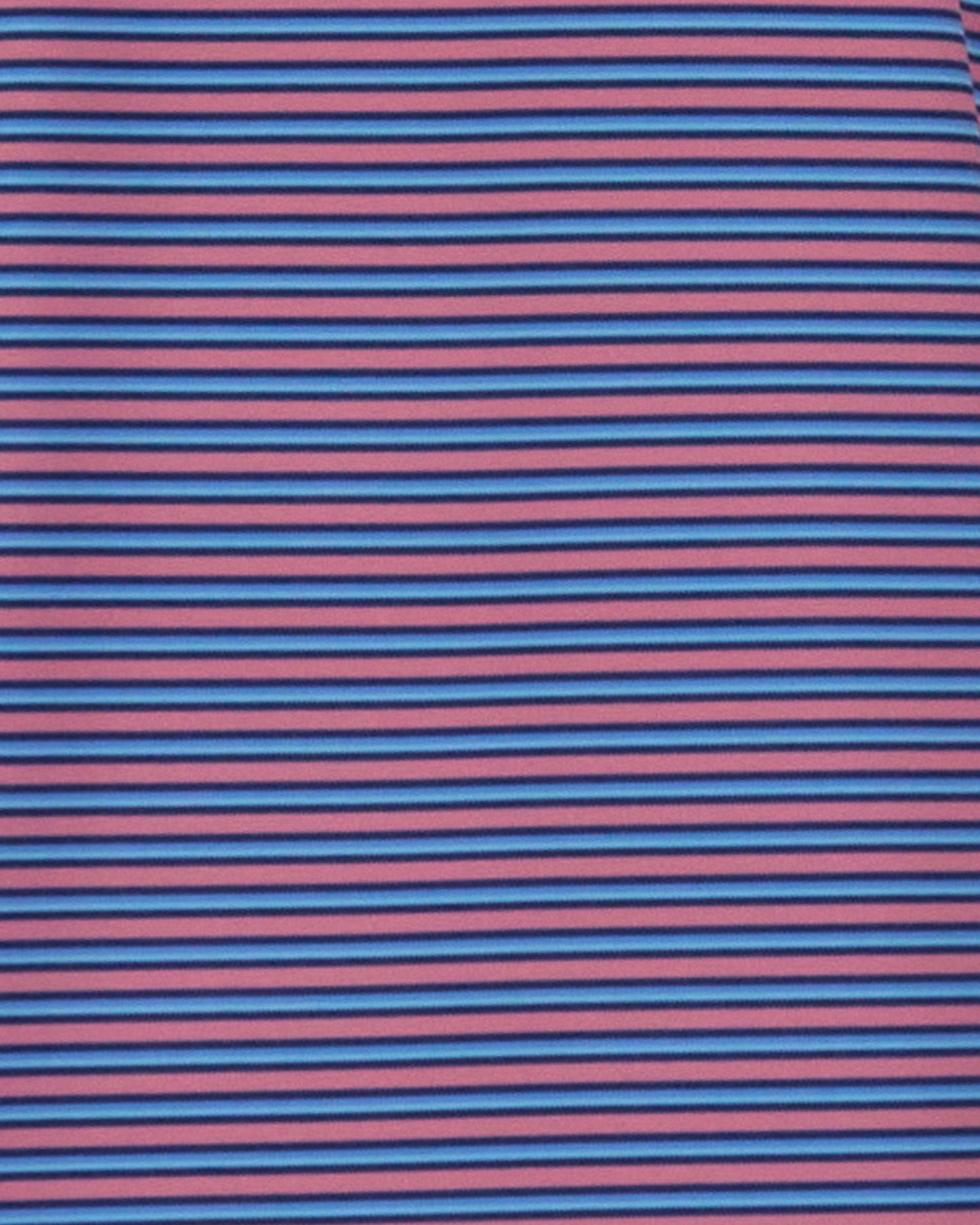 HUDSON GOLF PERFORMANCE POLO SOMERSET STRIPE CORAL