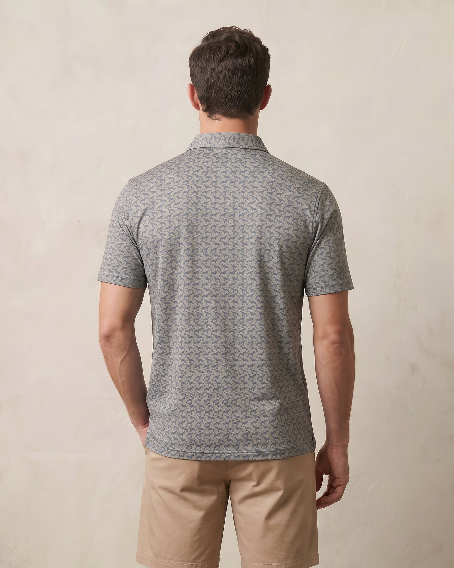 HUDSON GOLF PERFORMANCE POLO ENGLISH POINTER SAGE