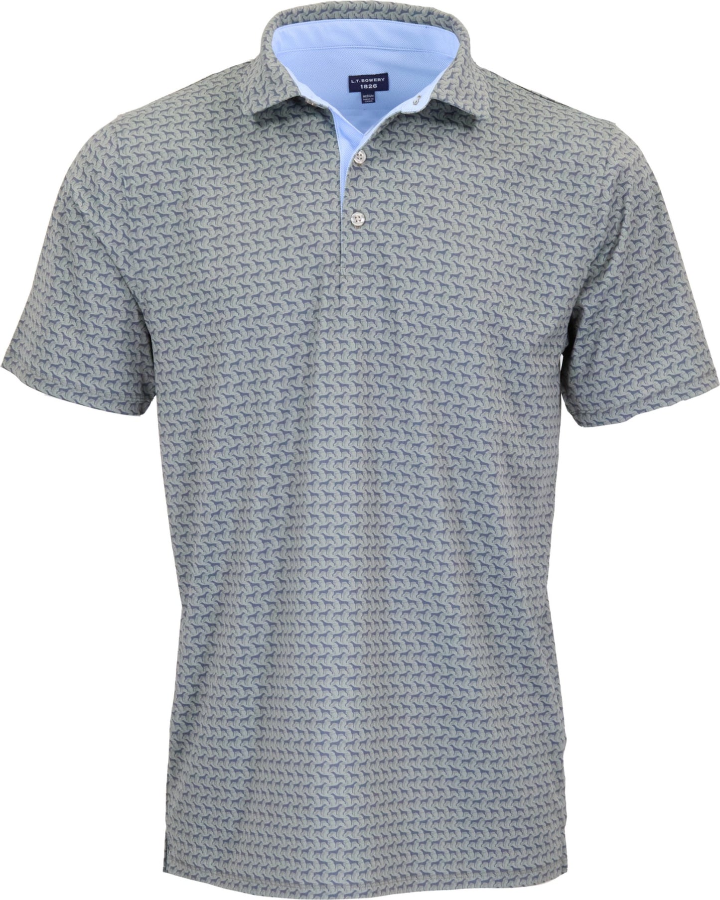 HUDSON GOLF PERFORMANCE POLO ENGLISH POINTER SAGE